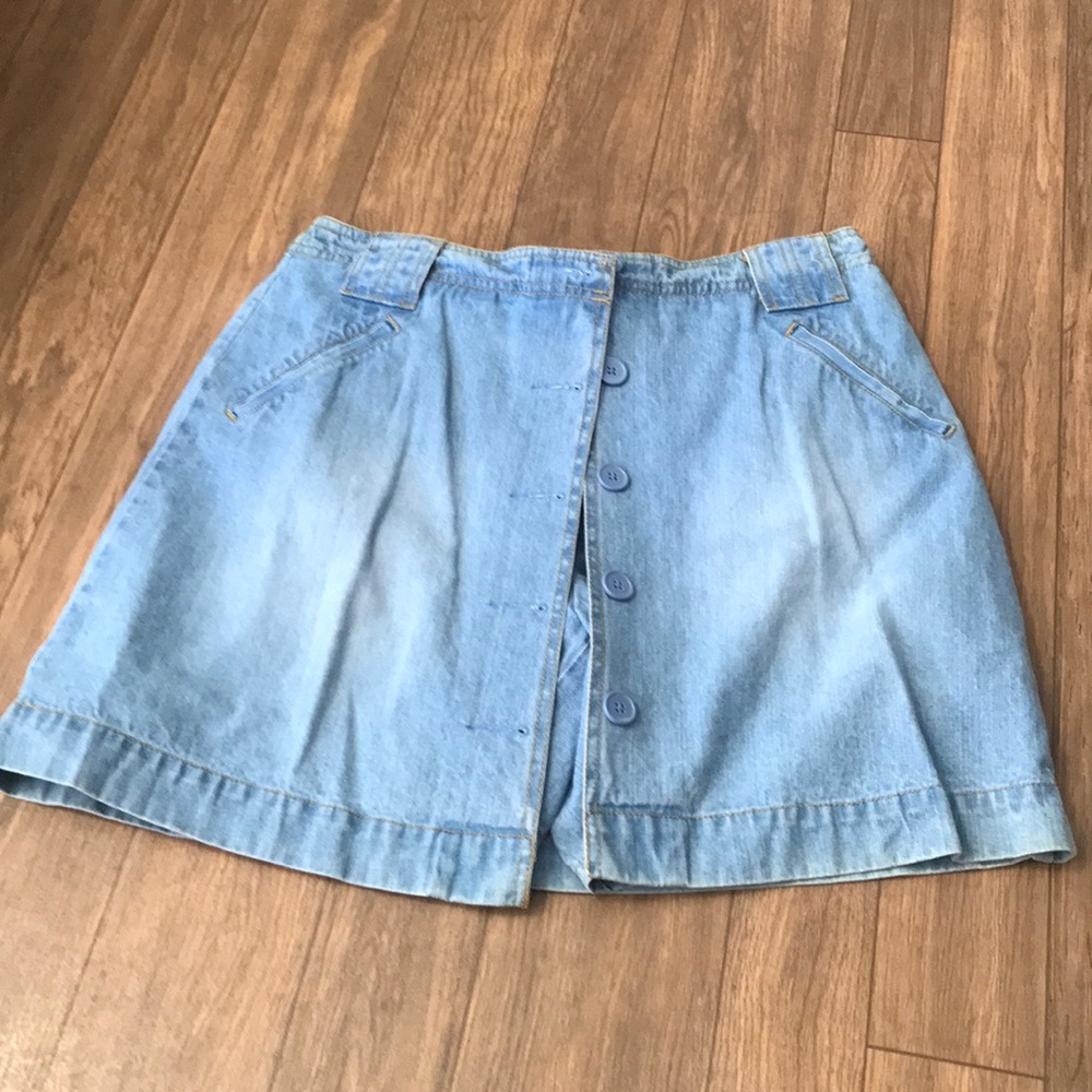 St. John’s Bay Vintage Jean Skort EUC